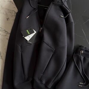 Boss Charcoal Hoodie and Joggers Set